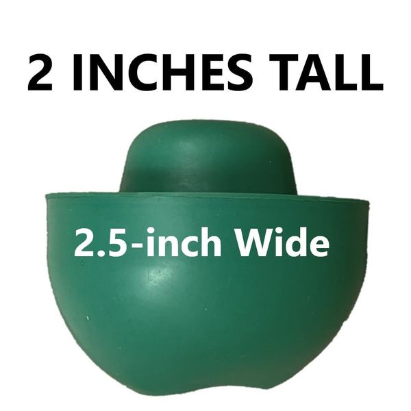 Eljer Rubber Replacement Toilet Tank Ball Flapper Replacement with Brass Connector by NuFlush (2 Pack)