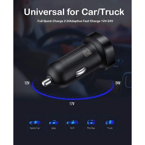 Fast Adaptive 18W [2Pack] Car Kit Compatible with Honor Magic6 RSR Porsche Design with Quick Charge and 5ft/1.5M USB Type-C Plug-in Cable