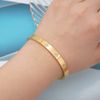Gleamart New Gold Love Bangle Bracelet