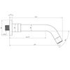 PaulGurkes Bronze Water Outlet 21 cm