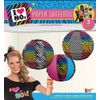 Forum Novelties X77480 80s Party Paper Lanterns, Multi-Colour, One Size