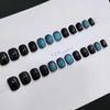 Lwenjing B550 Nail Tips, False Nails, 3D Nail Tips, Handmade Nail Tips, Wedding Nails, Cute, Short, Popular, Japanese Style, Bride Nails, Glossy, False Nails, 24 Pieces