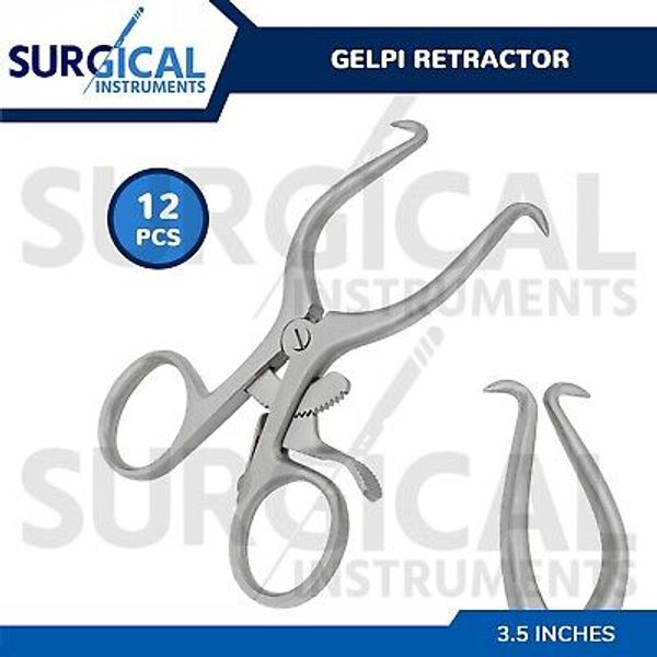 12 Pieces of Pediatric Gelpi Retractor 3.5" Surgical Instruments German Grade