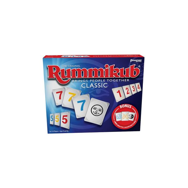 Rummikub with Bonus Jokers Game, Classic, Pressman