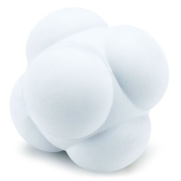 Hi-Bounce Reaction Ball Agility Trainer by Crown Sporting Goods (White), 2.75