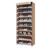 27 Pairs Shoe Rack Organizer 9-Tier Stackable Shoe Storage Cabinet Space Saving