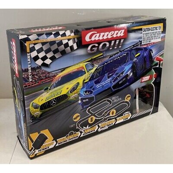 Carrera GO!!! 1:43 62522 Victory Lane Electric Powered Slot Car Racing Set