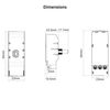 Evoges EVOD250 250VA 2 Way Push On Push Off Replacement LED Dimmer Module Switch (100VA Leading Edge & 250VA Trailing Edge Dimmer)
