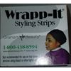 Wrapp-It Styling Strips Graham Beauty 40 Count Box Black