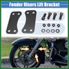 Motoforti Motorcycle 21" Front Wheel mudguard Risers Lift Bracket Adapter Set Long-lasting