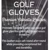 Kirkland Signature Golf Gloves Premium Cabretta Leather, Medium/Large (4 Count)