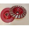 5" Turbo Row 5/8-11 Thread Concrete Diamond Grinding CUP Wheel Disc Grinder
