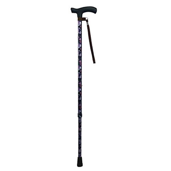 Shima Seisakusho Walking Stick (Extendable) Telescopic Stick A (1) Floral BK 92-F2 Household Goods Interior Miscellaneous Goods Household Goods Stick [Parallel Import]