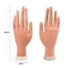 Xmasir Practice Hand For Acrylic Nails Nail Practice Hand Nail Art Practice Tool Set False Hand For Training,2 Sheets Glue Sticker And 20 Pieces Full Cover False Nail(without Holder Stand)