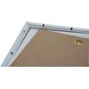 Oak Effect 3D 1" Cube Range Deep Box Shadow Frame Memory Box Display Case Medals Panoramic-22x10 inch-White Mount
