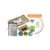 FM Radio MP3 Player Speaker with USB/TF Card/AUX Input LED Flashlight Functions
