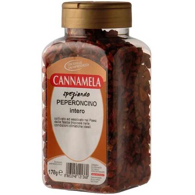 Cannamera Peperoncino Intero (Full Red Pepper), 6.0 oz (170 g)