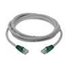 50ft Cat 6 Unshielded (UTP) Ethernet Network Crossover Cable - Gray-Green