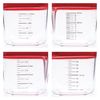 Zeal L207R Stack and Store Measuring Jug Set with Cups and Spoons, red
