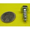 Zinc Hex Head Lag Screw 9/16 Hex Size 3/8 Thread x 1.00" Length, 100 pcs