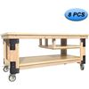8X Steel Corner Brackets Workbench Shop Table Kit Multi-Angle Joint Fastener NEW