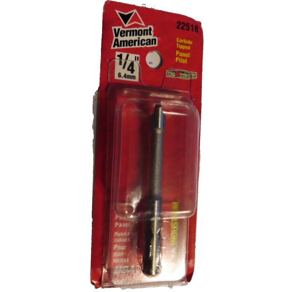 Vermont American Carbide tipped panel pilot router bit 1/4" #22518