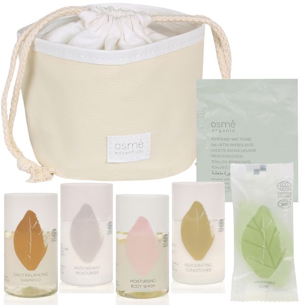Osmè Essentials Travel Cosmetics Set in Case