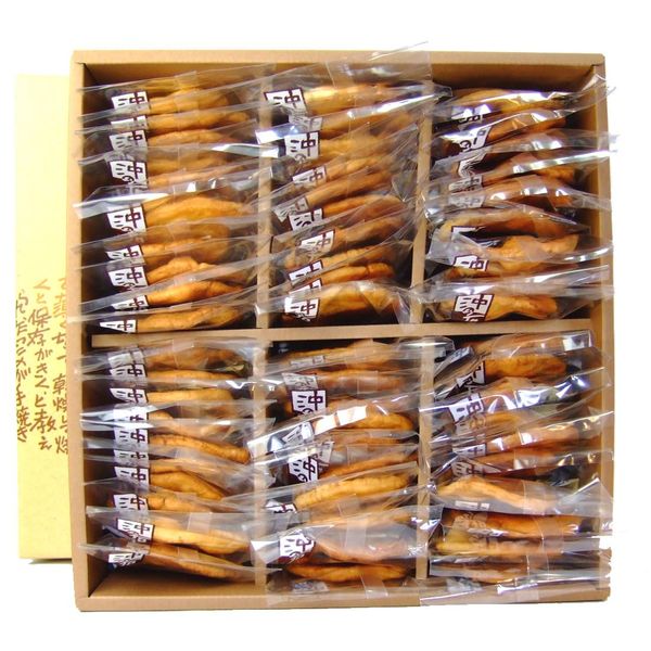 Soka Senbei, Katayaki, Individually Wrapped Assortment, 60 Sheets (Gift Boxed)
