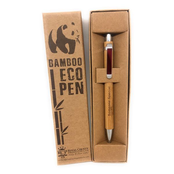 Royal County Personalised Bamboo Pens - Eco Friendly - Someone Special