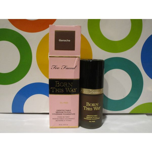 TOO FACED ~ BORN THIS WAY UNDETECTABLE COVERAGE FOUNDATION ~ GANACHE ~ 1.0 OZ