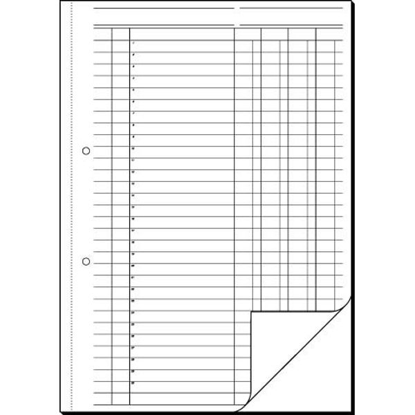 4KOL Kolonne Binder A4 2x50Bl