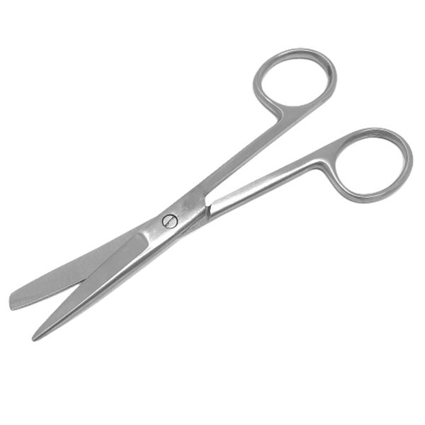 Nursing Scissors, Dressing Scissors 14.5cm, Pet Grooming, First Aid, Home Use (14.5cm, Sharp/Blunt, Silver)