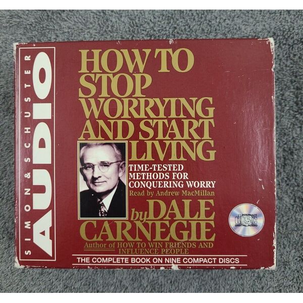 How to Stop Worrying and Start Living by Dale Carnegie (1999, Compact Disc,...