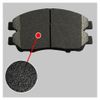 Front Brake Pad Kit for 2010-2012 Lexus HS250h , Ceramic Material