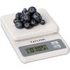 Taylor 3817 Kitchen Scale, 11 lb Capacity, LCD Display, White, g, lb, oz
