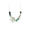 TINY TEETHERS RC001 ROSE COLLECTION BEADS MINT GRAY & A WHITE