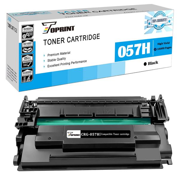 TOPRINT Compatible Toner Cartridge 057H ( 057 ) High Yield 10000 Pages for Canon LBP236dw MF445dw LBP226dw MF455dw MF448dw MF449dw MF443dw LBP228dw LBP227dw LBP223dw MF451dw MF452dw MF453dw Printer