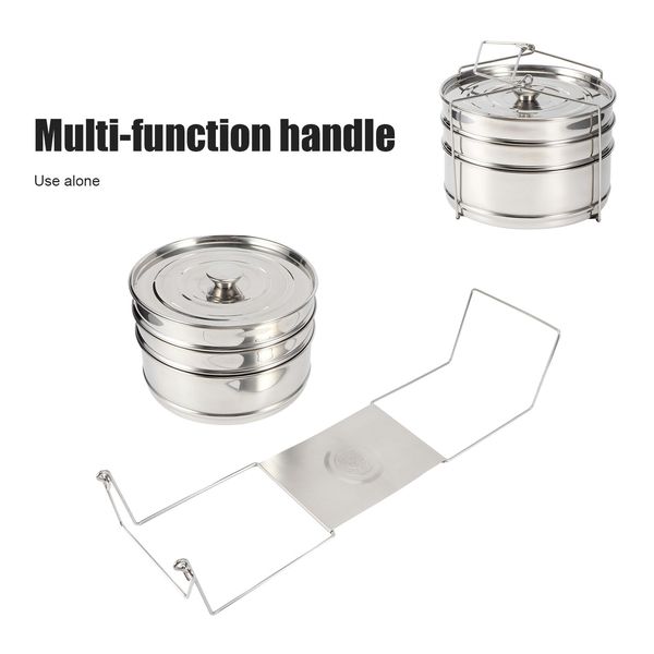 3 Tier Stainless Steel Steamer Cooker Pot Set For Health Enthusiasts BLG