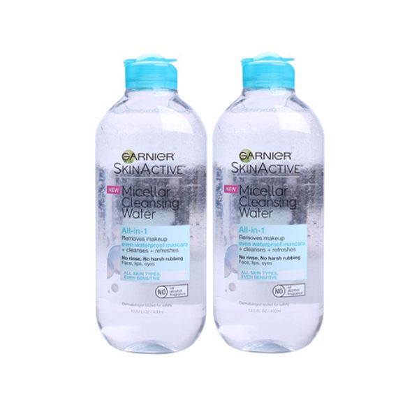 Garnier SkinActive Micellar Cleansing Water Even Waterproof Mascara, 400ml, 1ea