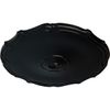 Ekena Millwork CM18POBLF Pompeii Ceiling Medallion, Jet Black