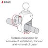 RAM Tough-Claw Small Clamp Base with Ball