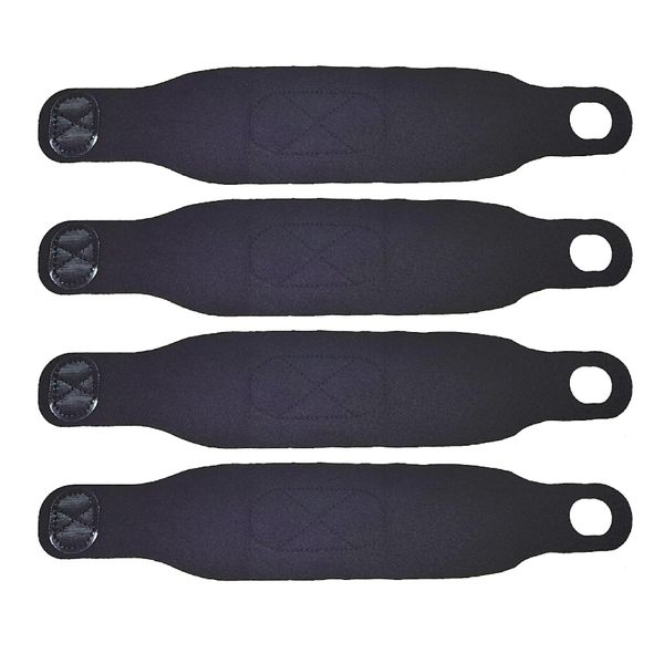 Felimoa Washable Thin Wrap Wrist Support Wristbands Fixed 4 Pack