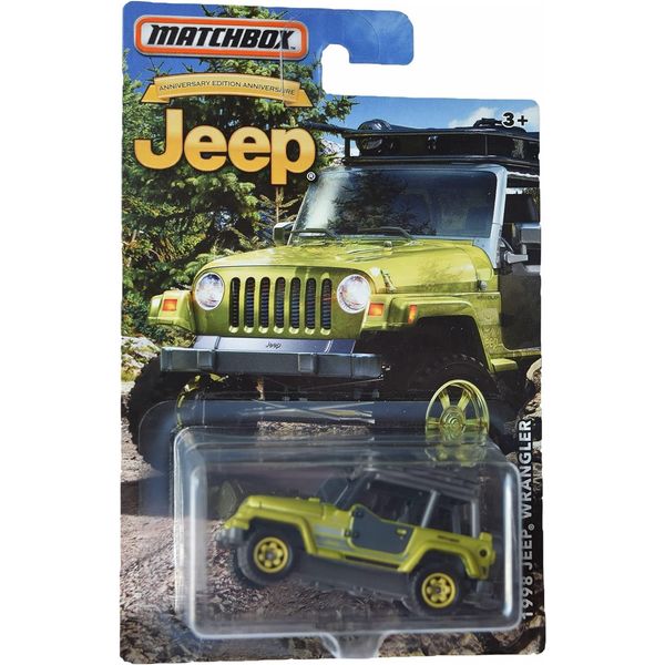 Matchbox 1998 Jeeps Wrangler, Green