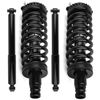 4PCS Front + Rear Struts Shocks Absorbers for 2002- 2009 Chevy Trailblazer Envoy