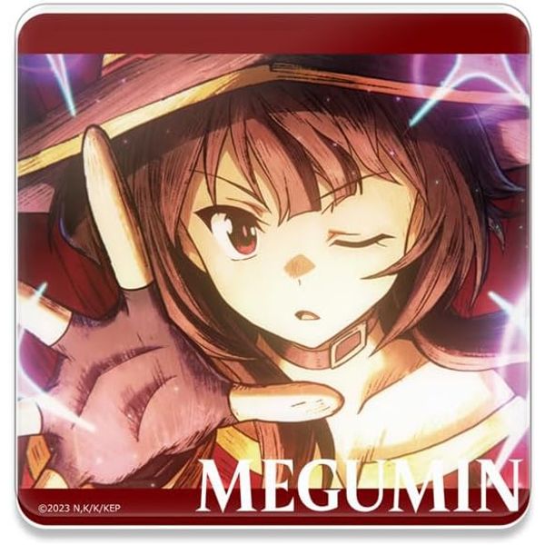 Make a Flame in this Wonderful World! Acrylic Coaster B [Megumin]