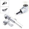 105 Degree Right Angle Driver Extension Power One Size, Silver 
