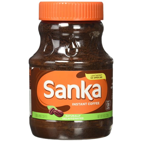 Sanka Decaf Instant Coffee (8 oz Jars, Pack of 4)