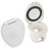 Scandvik 12104P Replacement White Cup And Cap Recessed Shower