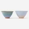 Keyuka Hagi Ware Sunset Rice Bowl, Green