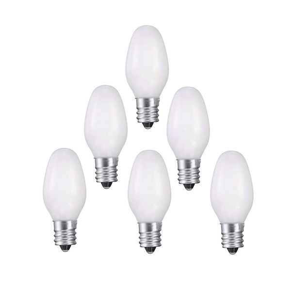 UI PRO TOOLS White Night Light Bulbs 6PC